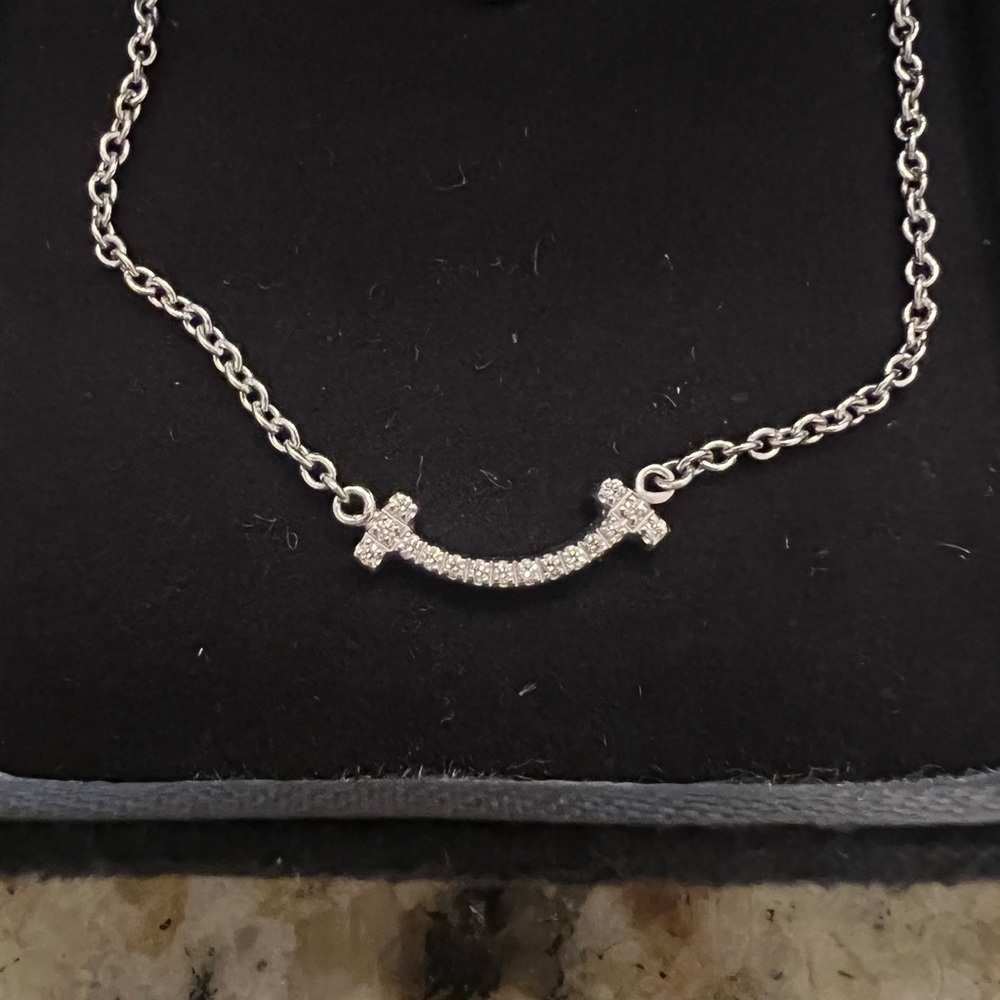 Pre Loved Tiffany & Co Tiffany T Smile Mini Bracelet from Tiffany store